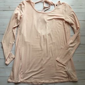 {Aerie} Light Pink Long Sleeve Top Size S
